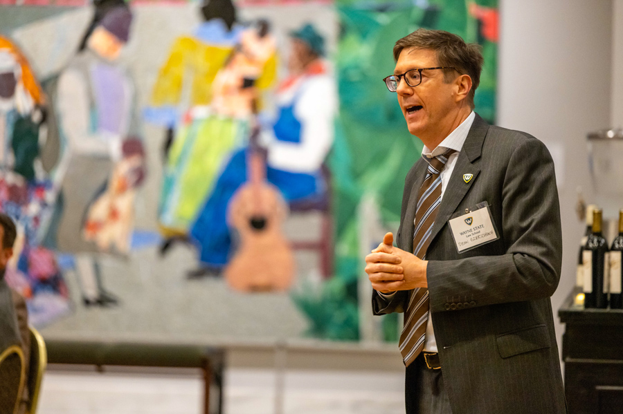 Richard A. Bierschbach speaking