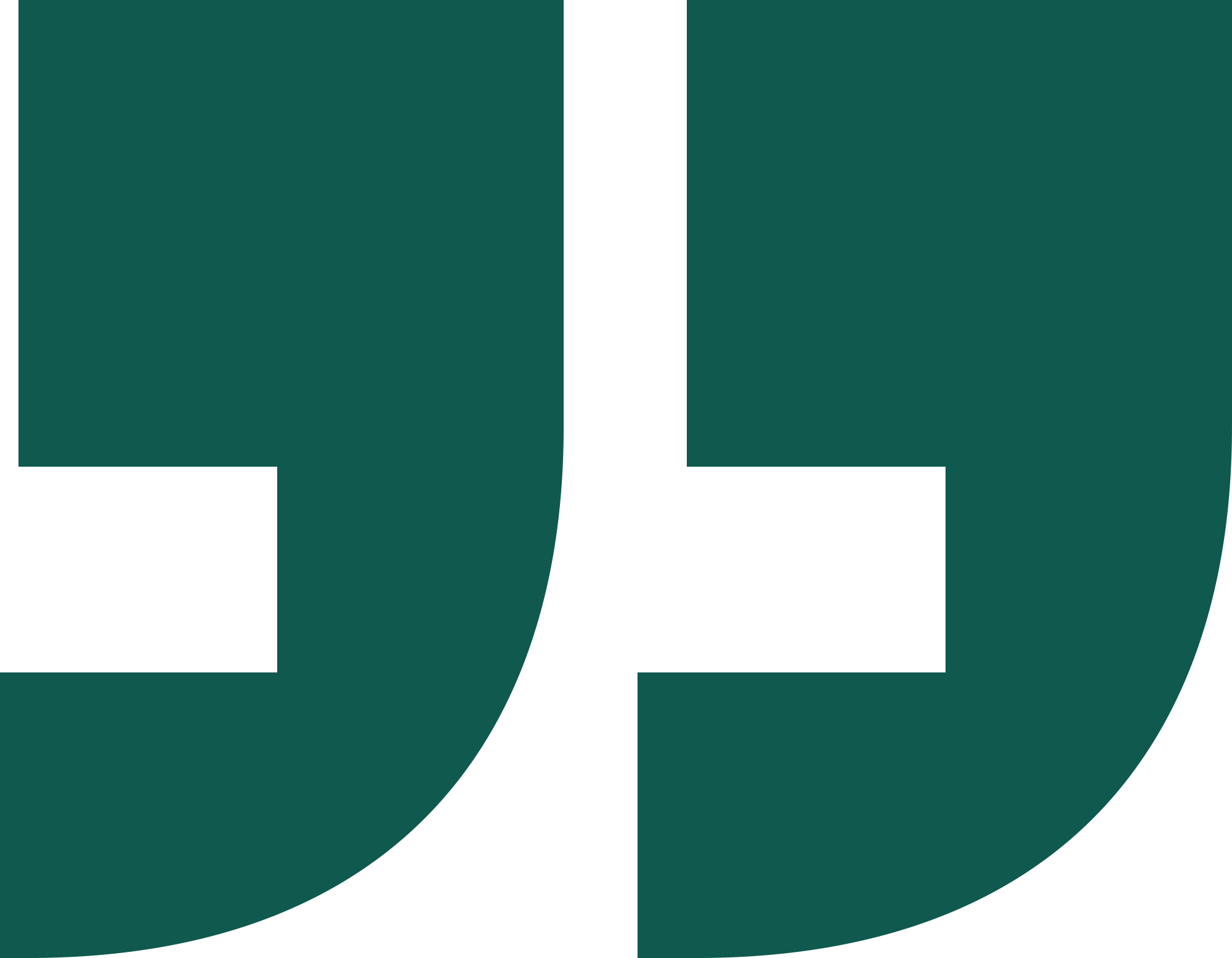 green closing quotation